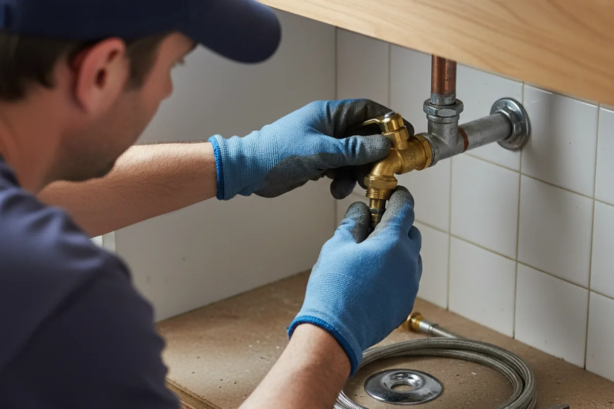 Shutoff valve and fitting work during Emergency Plumbing in Fort Gratiot